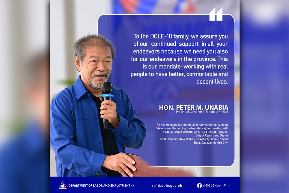 Gov. Peter Unabia of Misamis Oriental. (Supplied photo)