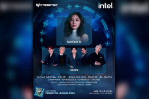 Sarah G, SB19 to perform #AceYourWorld live for the 1st time in APAC Predator League 2024 Grand Finals