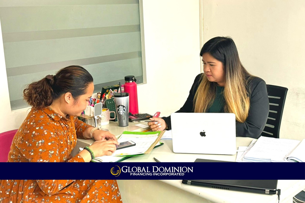 Global Dominion's Paralegal Cherry Alamis (left) and Global Dominion's Legal Counsel Atty. Legis Pangilinan (right)