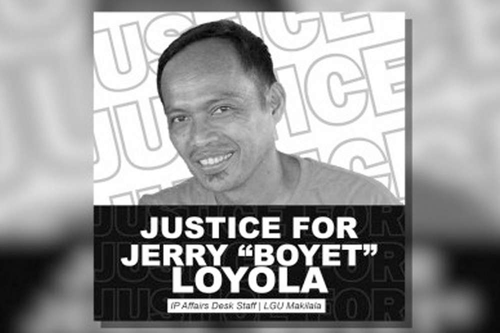 Killing of IP employee in N. Cotabato condemned