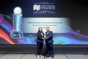 Two in a Row! Global Dominion Wins ‘Most Innovative Auto Financing Company’ at the International Finance Award 2023
