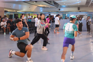Photo 2 Participants enjoyed the running demo session