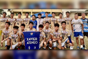 ELEMENTARY CHAMPION. Corpus Christi ‘Little Knights’ proudly display their gold medals after beating Rosevale School 3-1 to capture the gold medal in the Cagayan de Oro City meet Elementary Football event. (Contributed photo)