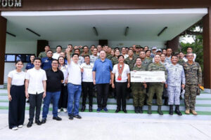 PRESIDENTIAL VISIT. President Ferdinand R. Marcos Jr. and Defense Secretary Gilberto Teodoro Jr. visit the Camp Navarro General Hospital (CNGH) in Zamboanga City on Thursday (May 9, 2024). The President turned over nearly a PHP81-million donation from the Office of the President to help improve the military hospital’s services. (Presidential Communications Office Phot