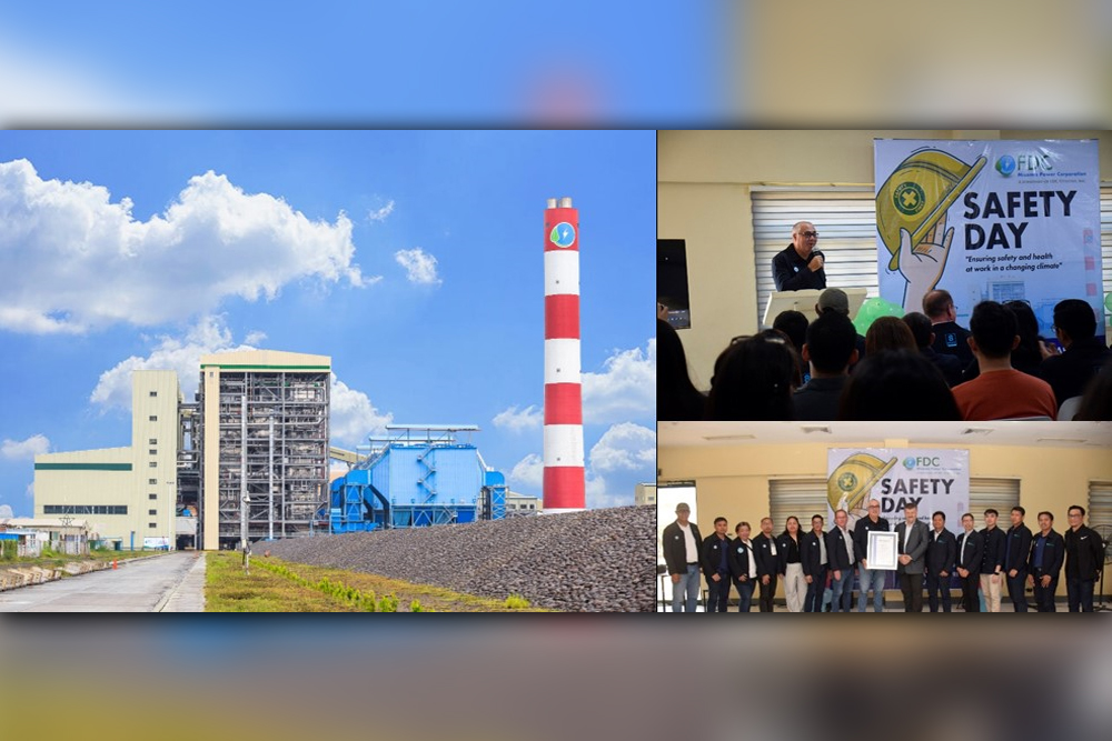 8M SAFE MAN-HOURS. Filinvest’s flagship power project, the FDC Misamis 3x135 MW Baseload Thermal Power Plant in Villanueva, Misamis Oriental, has achieved 8 million safe man-hours since its commercial operations in 2016 and has formally received its ISO 45001:2018 certification from TUV SUD PSB Philippines Inc. (Supplied photos)